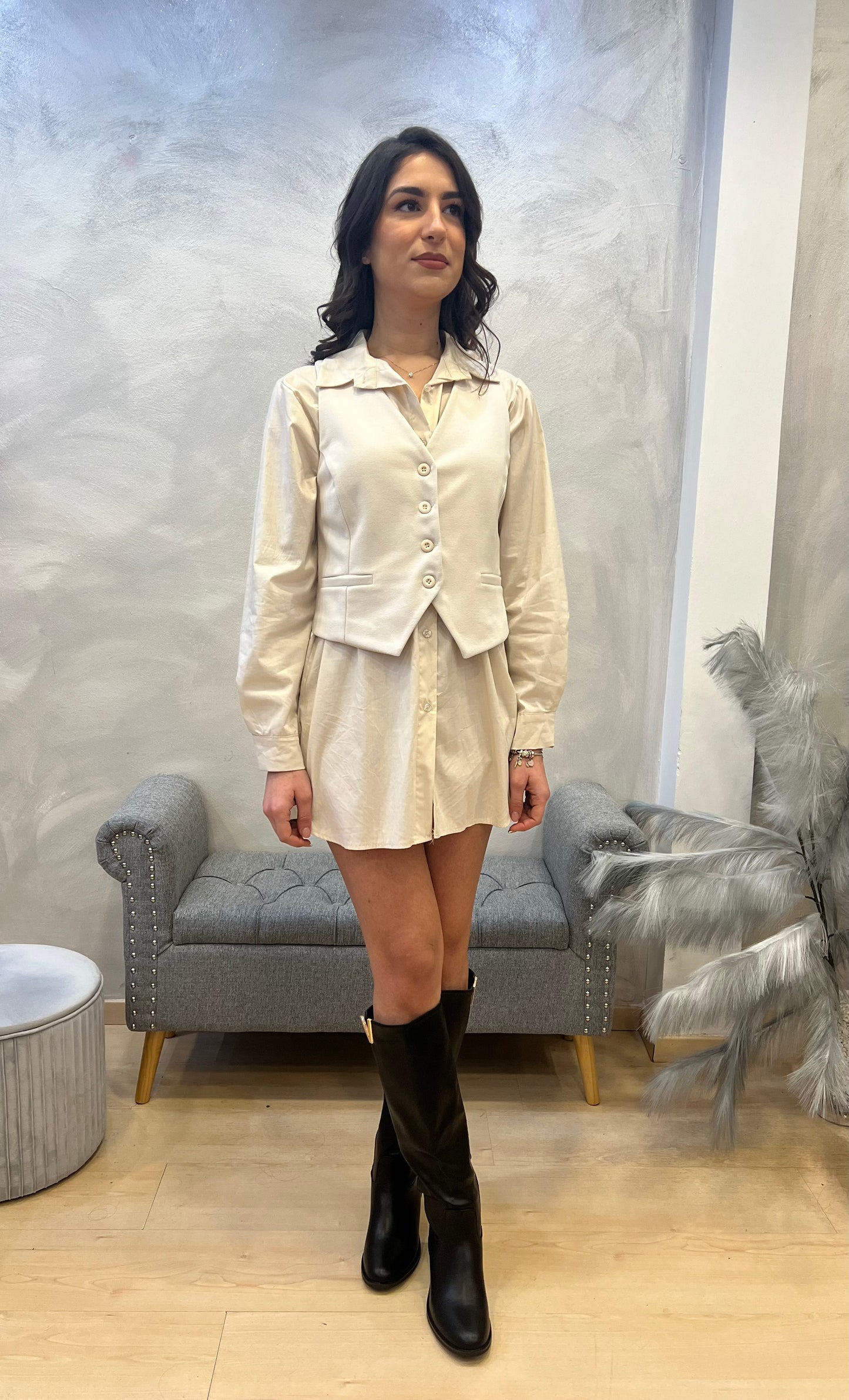 Gilet panna