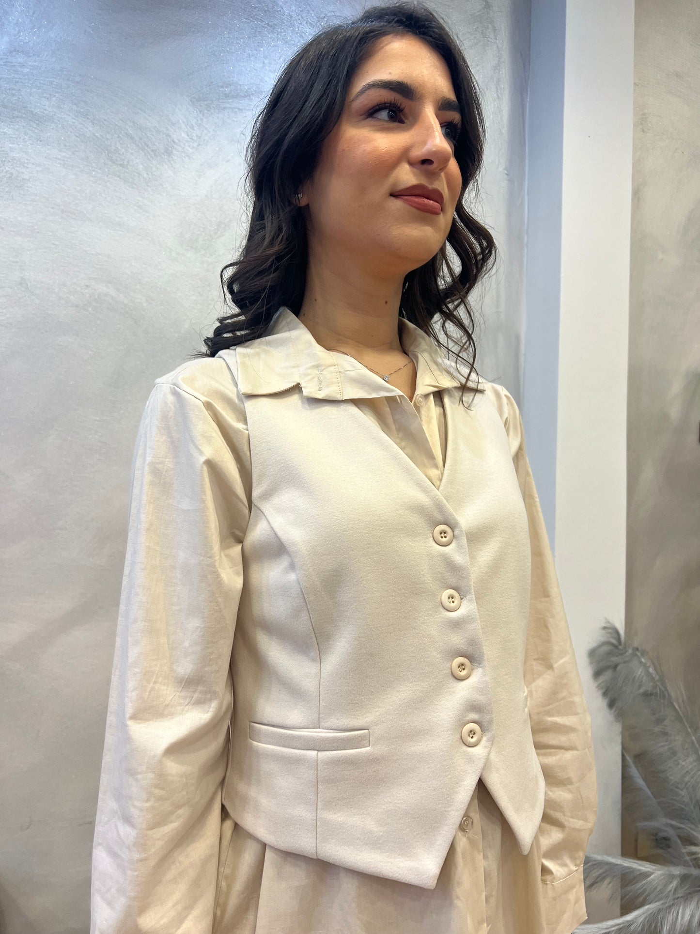 Gilet panna