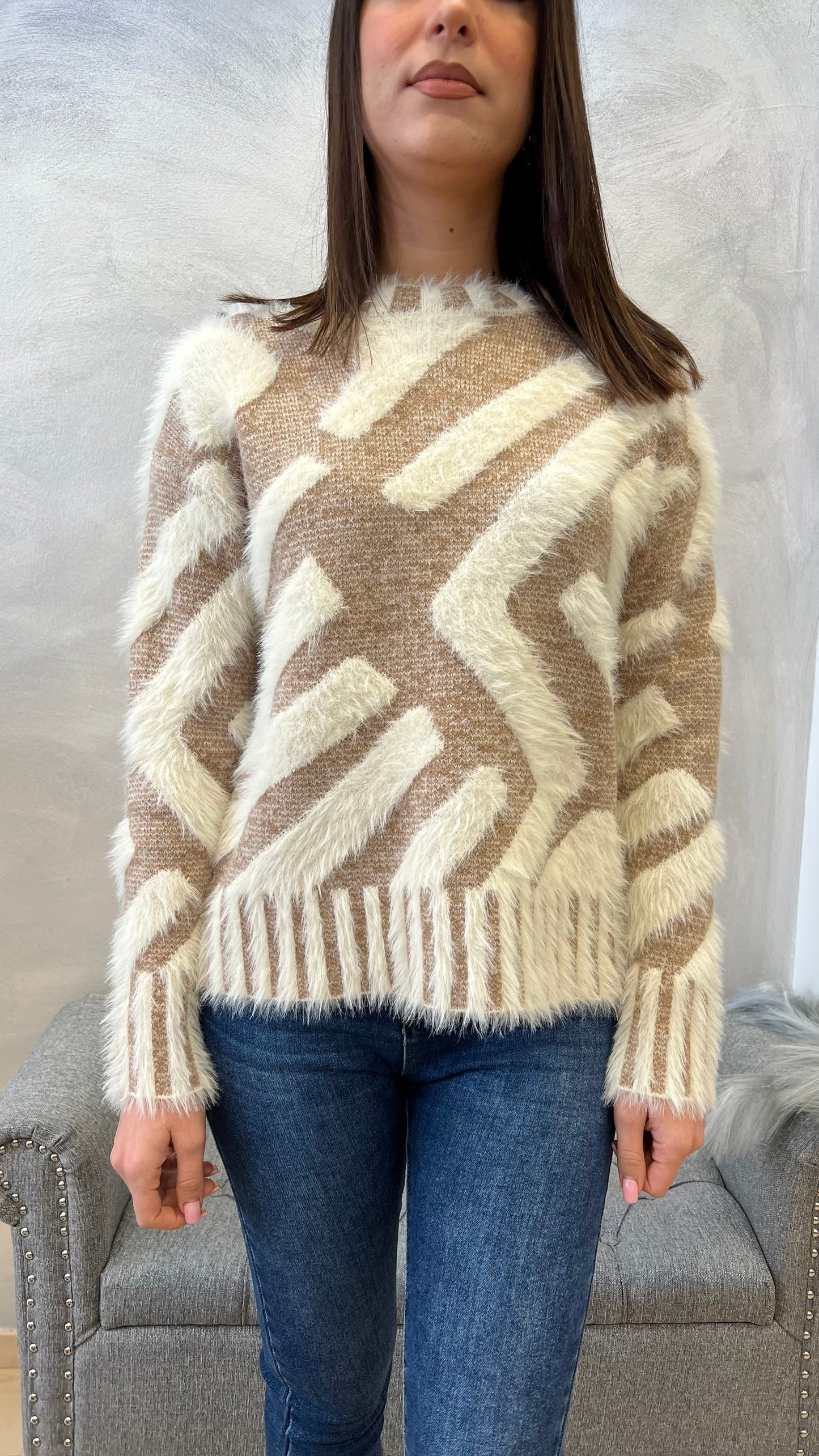 Maglia Rita zig-zag